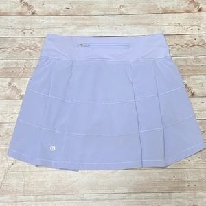 Lululemon Pastel Blue Pace to Rival Tennis Skirt